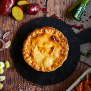 Garlic Chicken and Mushroom Pie